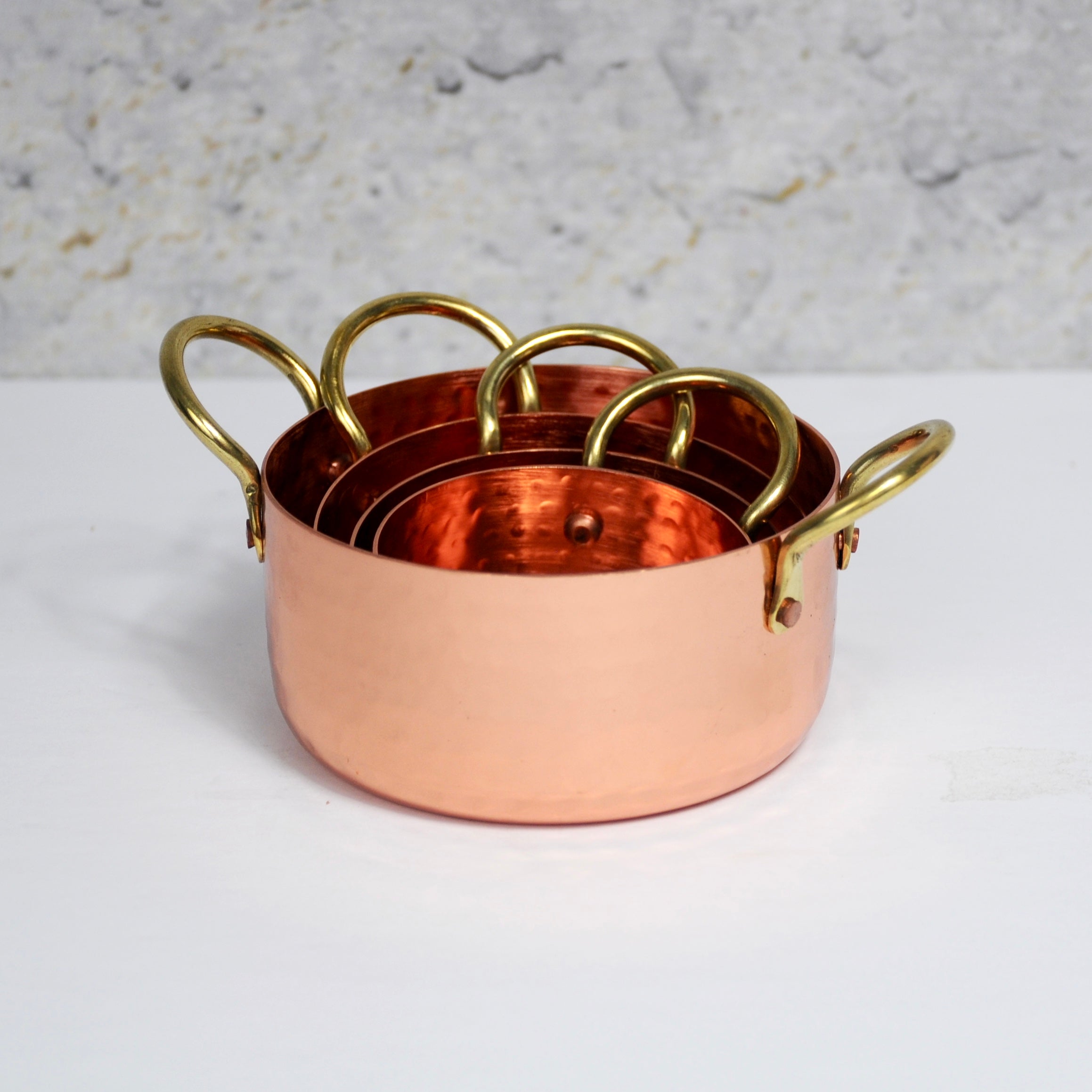 Copper & Gold Measuring Cups-Accessories-SKORDO