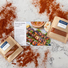 Moroccan Kebabs with Harissa Hummus Recipe Kit-Collections-Fair Winds Flavor-SKORDO