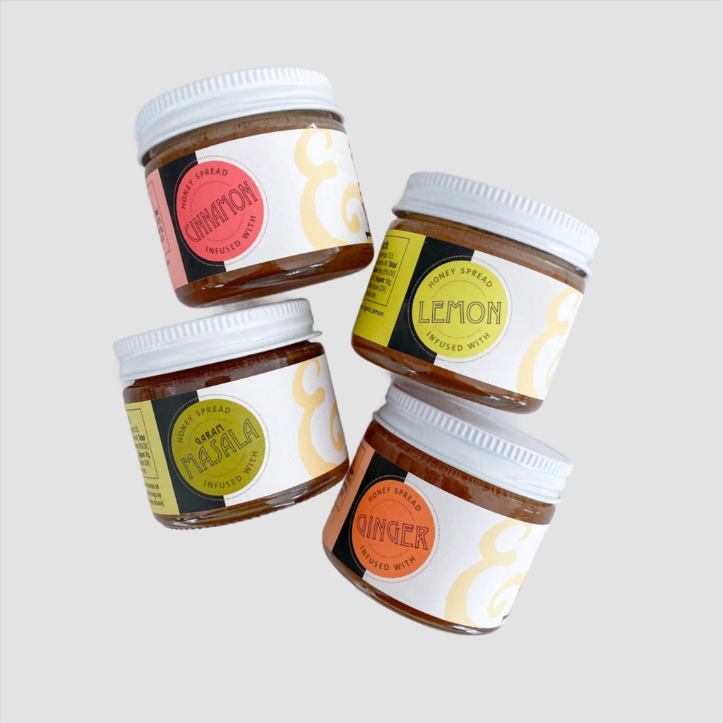 Spiced Honey Sampler-Market Ingredients-The Honey Exchange-SKORDO