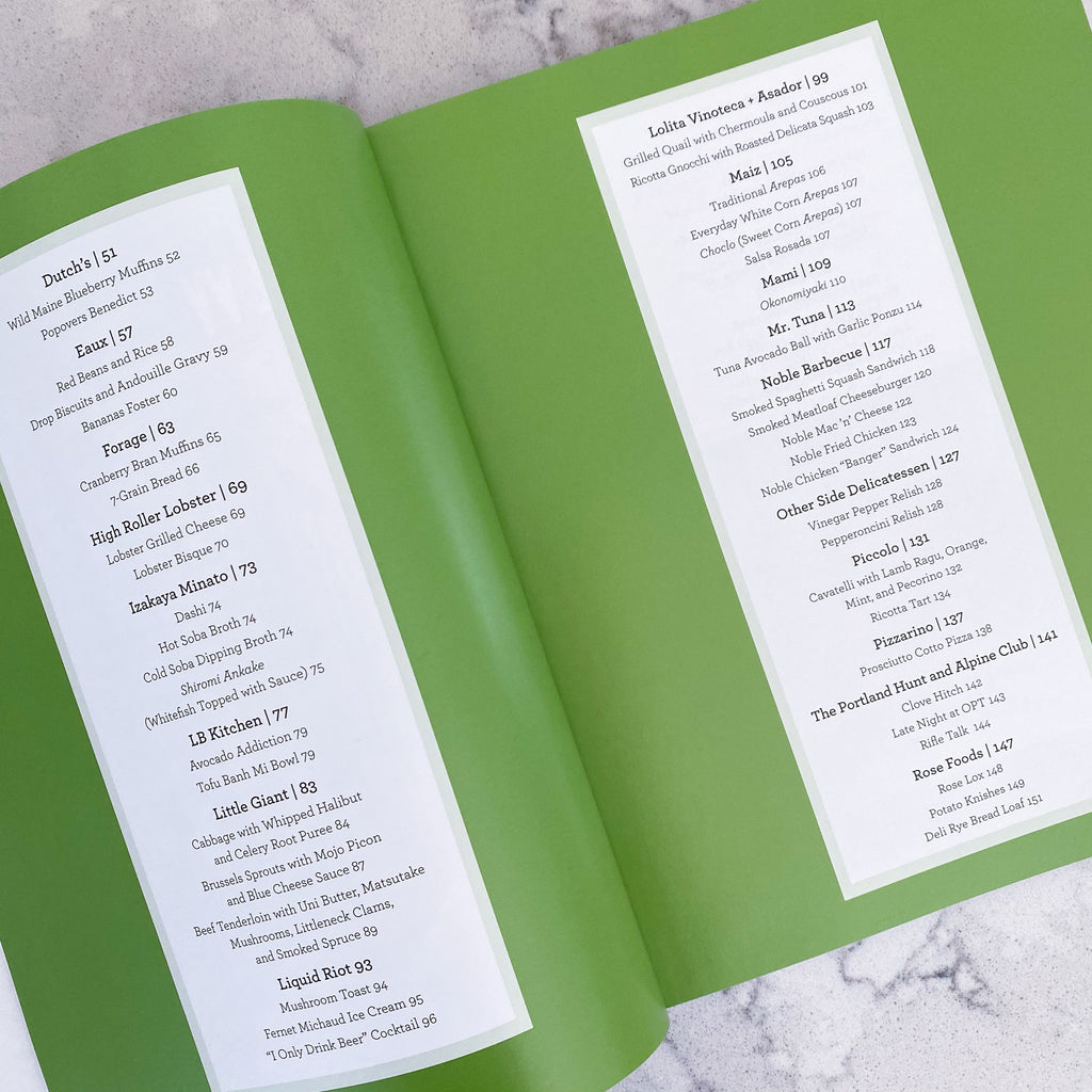 The New Portland, Maine Chef's Table-Reading-NBN Books-SKORDO